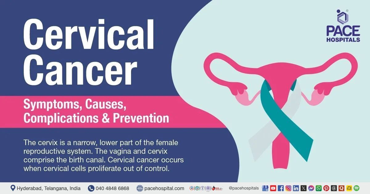 Cervical Cancer - Symptoms, Causes, Types, Risk Factors, Preventions, Complications