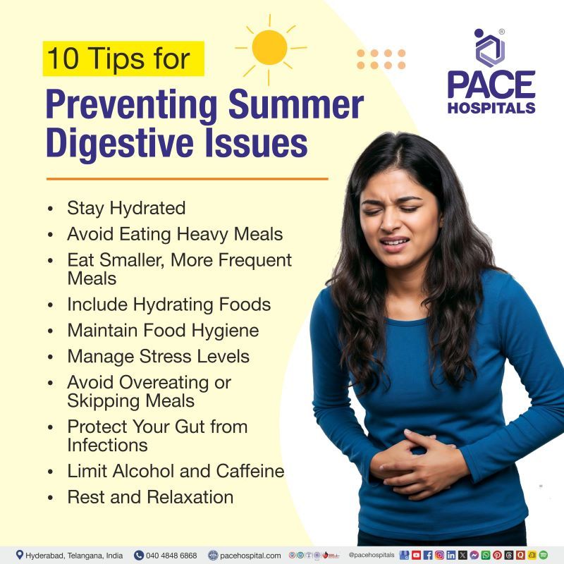 10 Tips for Preventing Summer Digestive Issues | Tips to prevent Digestive issues in summer