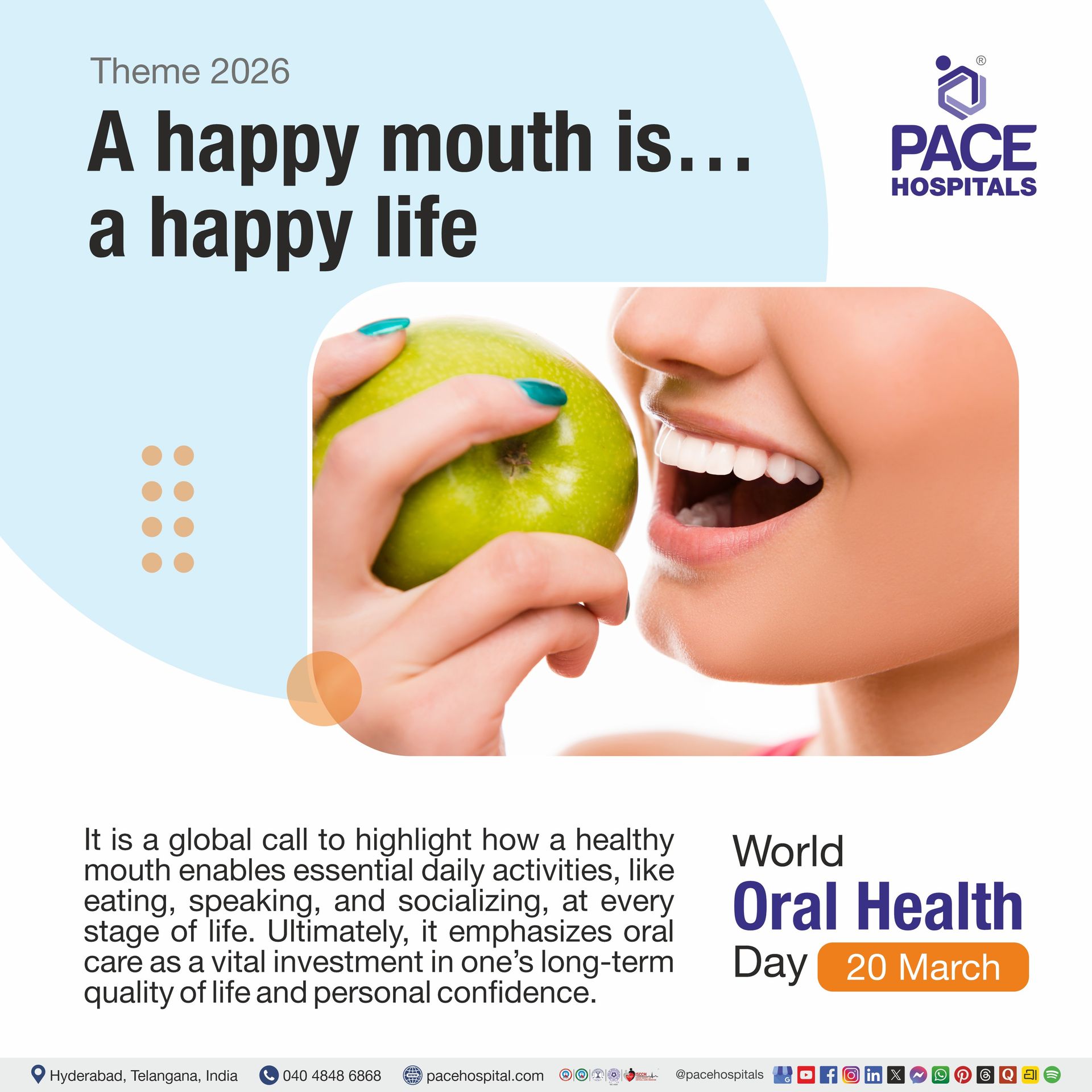 World oral health day theme 2026 | Theme of World Oral Health day 2026 | World Oral health day