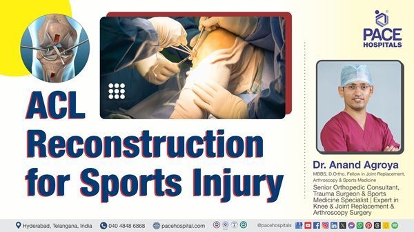 In this Video Dr. Anand Agroya from PACE Hospitals explains ACL reconstruction for sports injuries