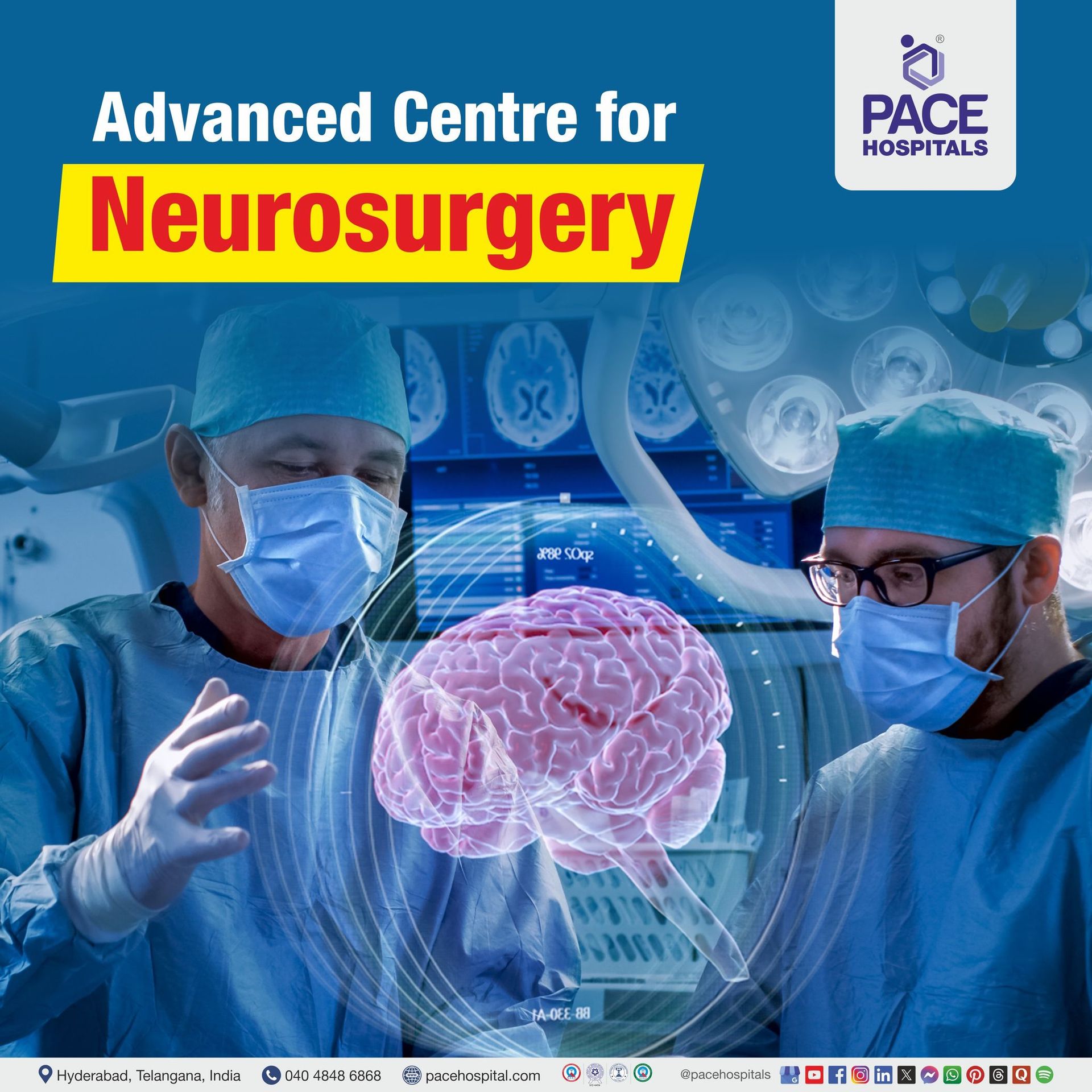 best neuro surgery hospitals in hyderabad, telangana | top 10 neurosurgery hospitals in india | hospital for neurosurgery 