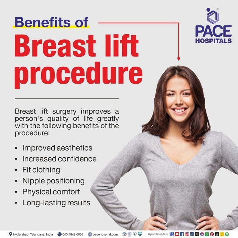 Breast lift surgery benefits | breast lift treatment benefits | breast lift surgery advantages