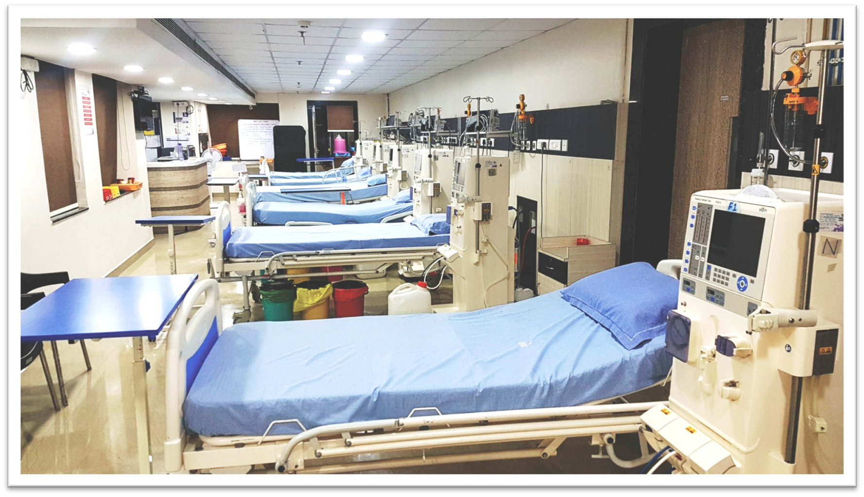Advanced DIALYSIS facility at PACE Hospitals, India