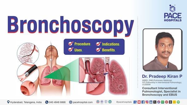 In this Video Dr. Pradeep Kiran Panchadi from PACE Hospitals explains bronchoscopy & its importance