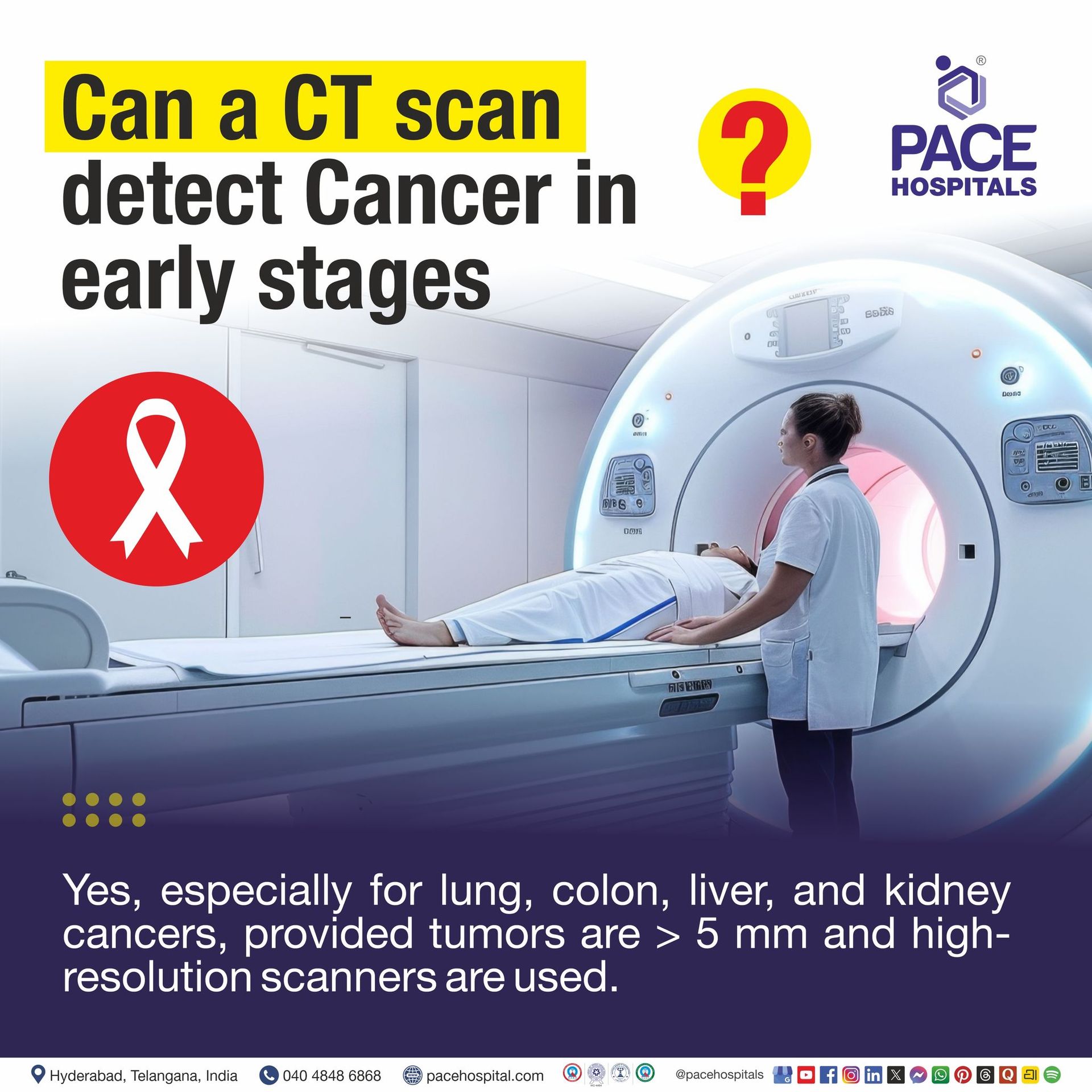CT scan for early cancer detection
