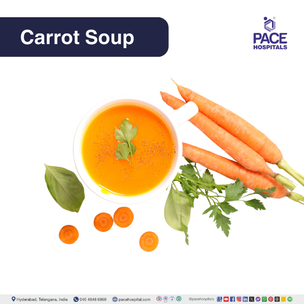 Carrot soup - best home remedies for loose motion