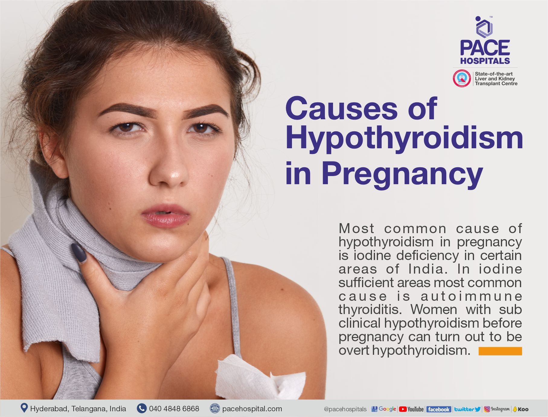 Causes of hypothyroidism in pregnancy | Pace Hospitals