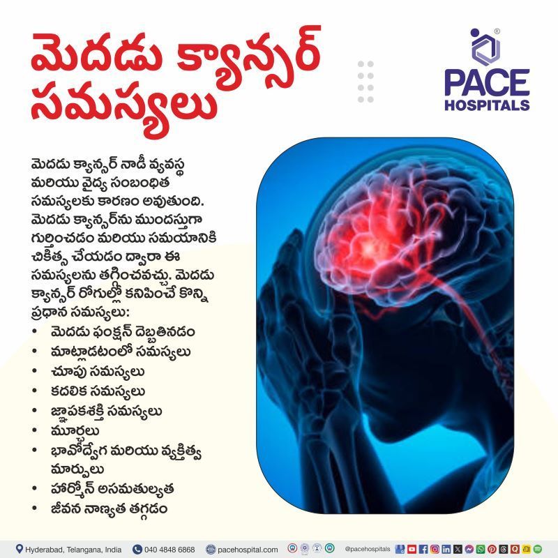 మెదడు క్యాన్సర్ సమస్యలు | Complications of Brain Cancer in Telugu Brain Cancer Complications in Telugu | మెదడు క్యాన్సర్ సమస్యలు | Complications of Brain Cancer in Telugu
