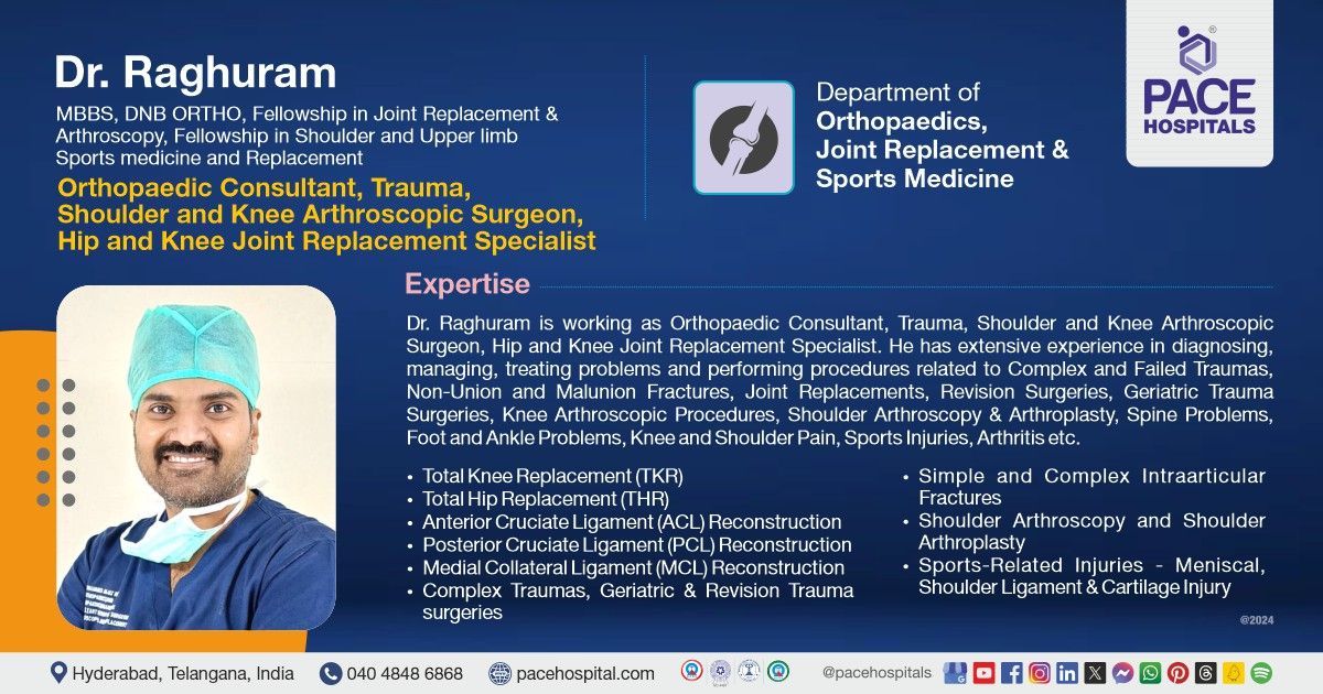 Dr. Raghuram - Best Orthopedic Doctor in Hyderabad, India