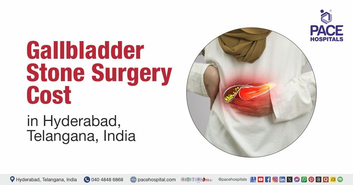 Gallbladder stone surgery cost in Hyderabad, India, Gallbladder stone surgery cost estimate