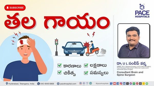 Head injury explained by Dr. U L Sandeep Varma in Telugu | Comprehensive Head Injury guide