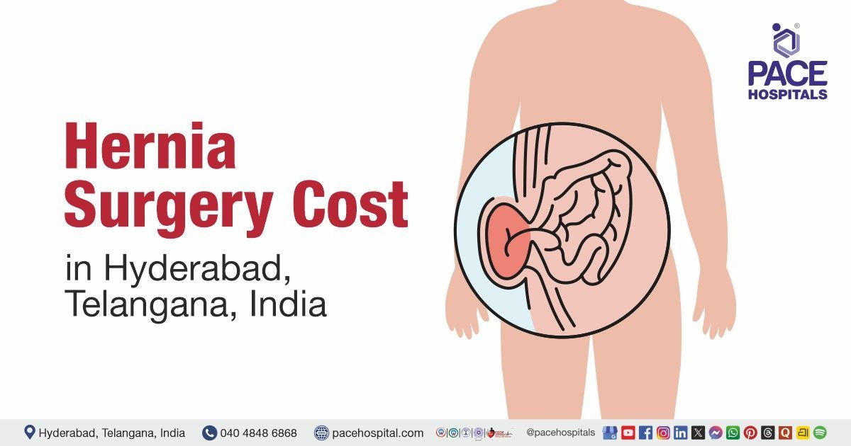 Hernia surgery cost in Hyderabad, India, Hernia Surgery cost estimate in India