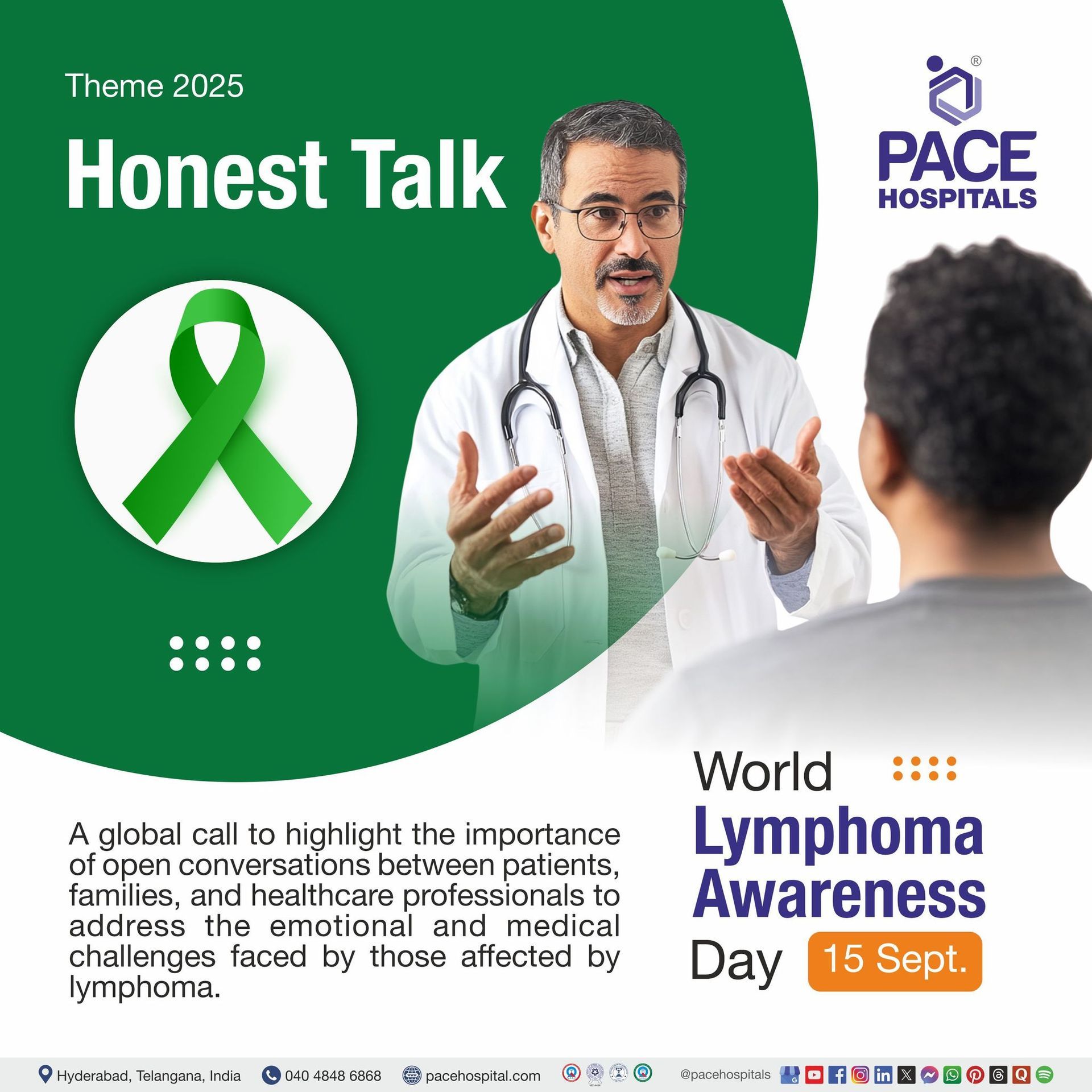 World Lymphoma Awareness Day theme 2025 | Theme of World Lymphoma Awareness Day 2025 | Visual depicting the theme of World Lymphoma Awareness Day 2025