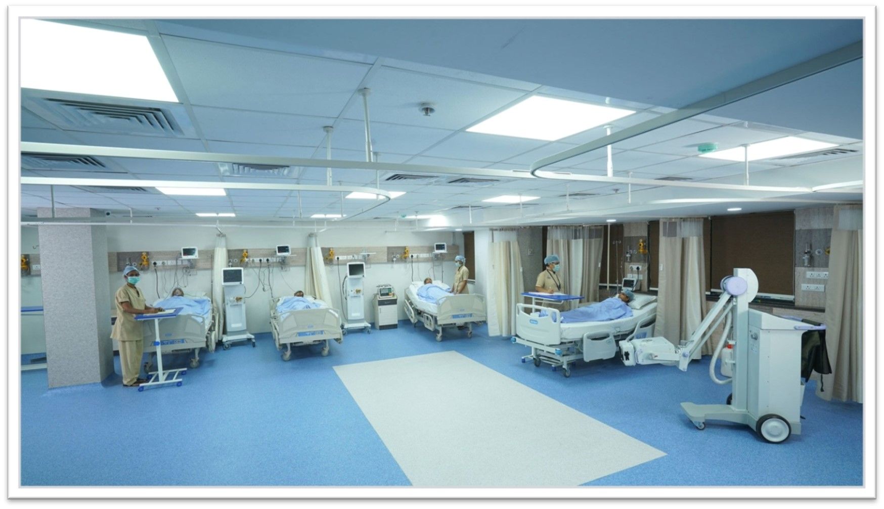 20 bedded Intensive Care Units (Surgical and Medical) at PACE Hospitals, India