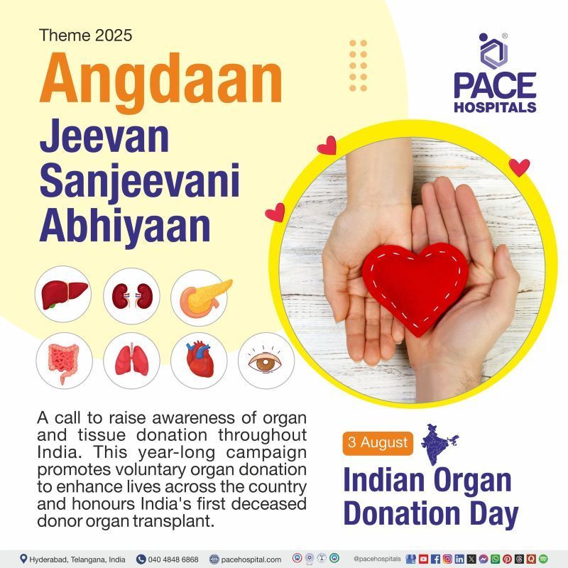 Indian Organ Donation Day 2025 Theme Indian Organ Donation Day 2025 Theme Poster | Indian Organ Donation Day Theme | Illustration promoting Indian Organ Donation Day 2025 awareness