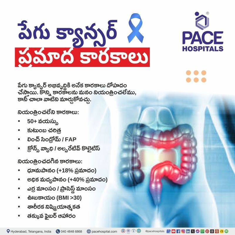 Intestinal Cancer Risk Factors in Telugu | పేగు క్యాన్సర్ ప్రమాద కారకాలు | Risk Factors of Intestinal Cancer in Telugu