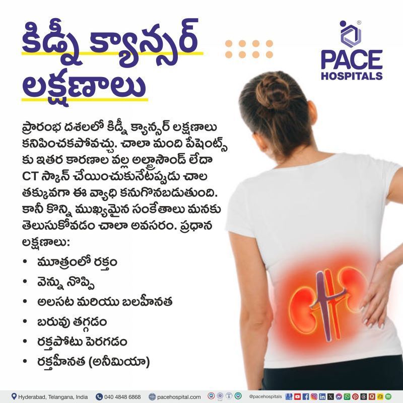 Kidney Cancer Symptoms in Telugu | కిడ్నీ క్యాన్సర్ లక్షణాలు | Symptoms of Kidney Cancer in Telugu