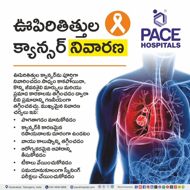 ఊపిరితిత్తుల క్యాన్సర్ నివారణ | Lung Cancer Prevention in Telugu Lung Cancer Prevention in Telugu | ఊపిరితిత్తుల క్యాన్సర్ నివారణ | How to prevent lung cancer in Telugu