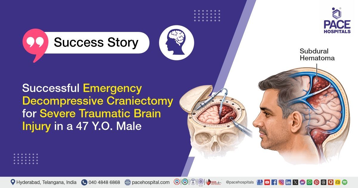 Successful Decompressive Craniectomy for Traumatic Brain Injury in a 47 Y.O. Male at PACE Hospitals