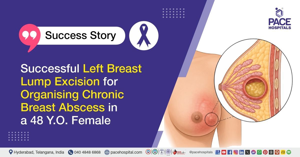 Successful Breast Lump Excision for Chronic Breast Abscess Treatment at PACE Hospitals