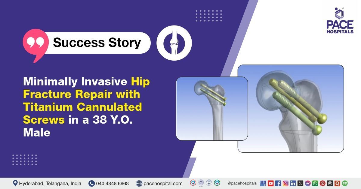  Case study of a 38-year-old male whose Hip fracture was successfully treated at PACE Hospitals