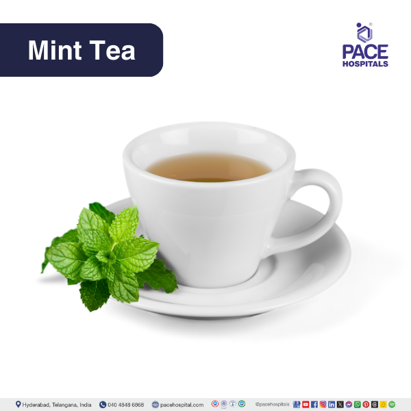 Mint Tea - Best home remedies for diarrhoea