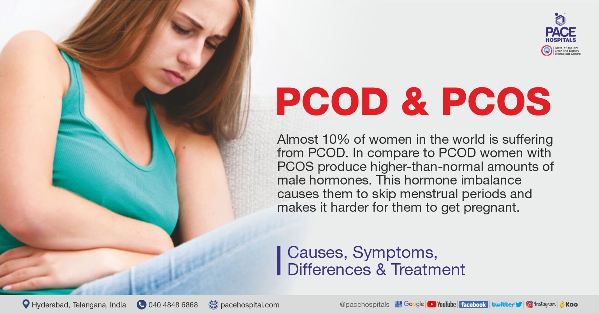 PCOD and PCOS: Causes, Symptoms, Differences, Complications and Treatment