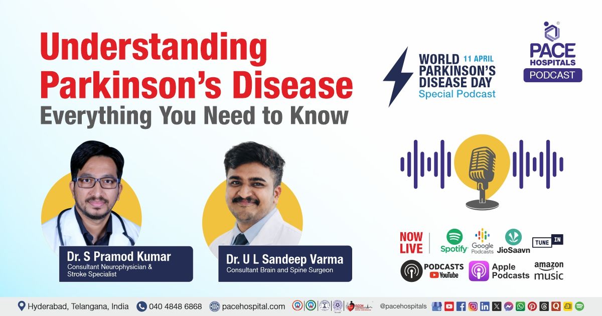 World Parkinson’s Day podcast with Dr. S. Pramod Kumar & Dr. U.L. Sandeep Varma from PACE Hospitals