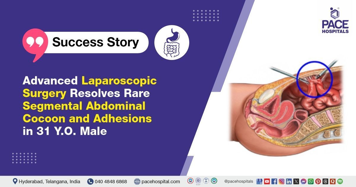Case study of a 31-YO male with abdominal adhesions & segmental cocoon treated at PACE Hospitals