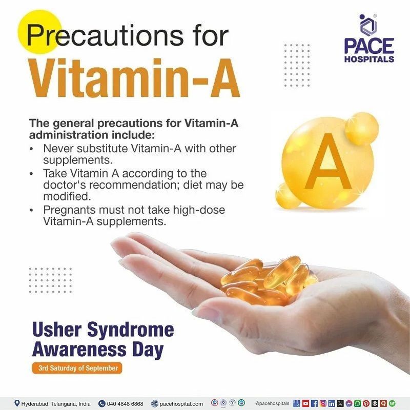 Usher Syndrome Awareness Day 2025 Precautions for Vitamin - A | Usher Syndrome Awareness Day 2025