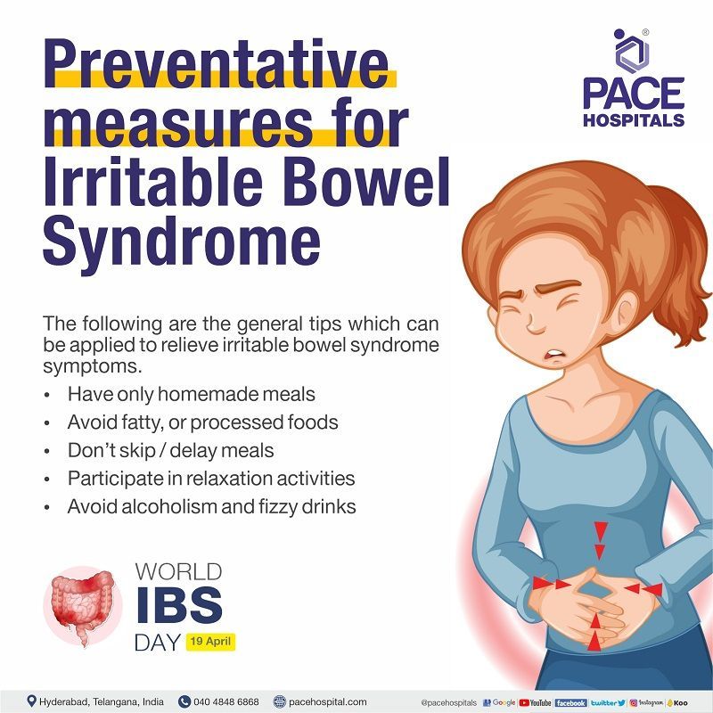 Preventive measure of IBS | Irritable bowel syndrome preventive measures | What are the preventive measures of IBS | Visual depicting preventive measures of Irritable bowel syndrome and a woman experiencing IBS