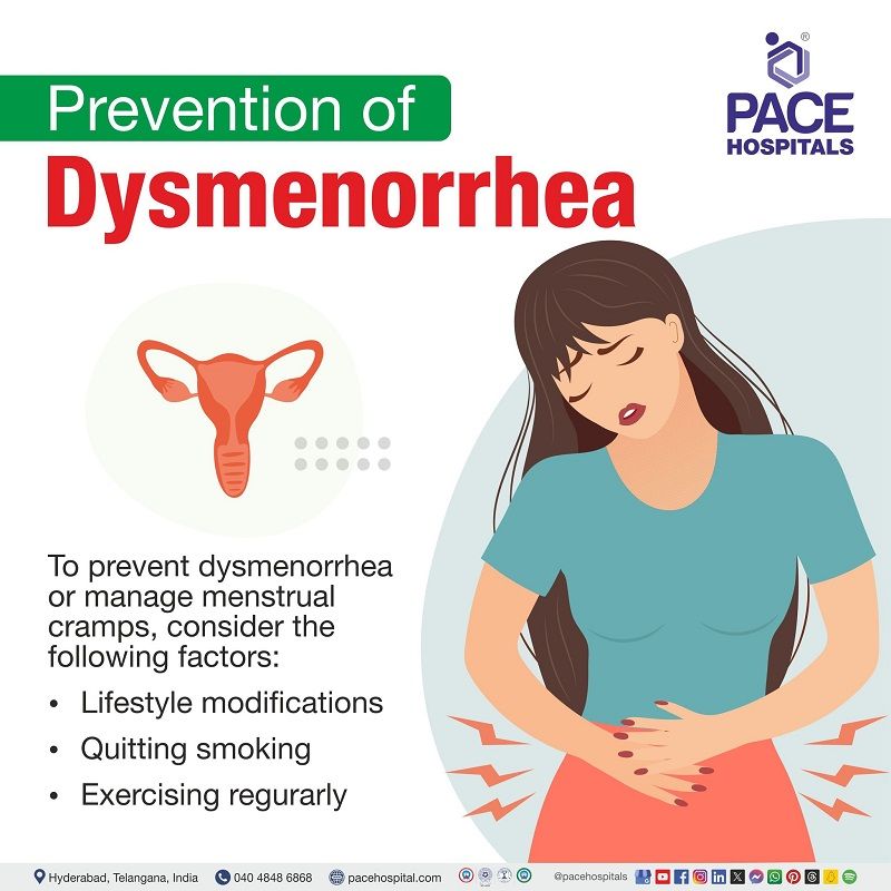 dysmenorrhea prevention | dysmenorrhea treatment and prevention | how to prevent dysmenorrhea | prevention of dysmenorrhea | Visual suggesting the preventive measures of dysmenorrhea 
