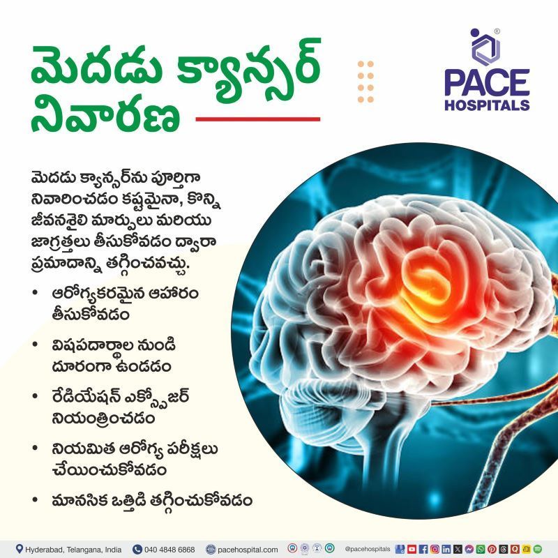 మెదడు క్యాన్సర్ నివారణ | preventions of Brain Cancer in Telugu Brain Cancer prevention in Telugu | మెదడు క్యాన్సర్ నివారణ | preventions of Brain Cancer in Telugu