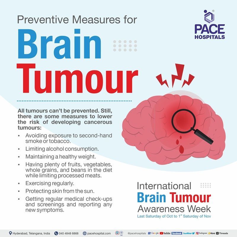 Preventive Measures for Brain Tumour - International Brain Tumour Awareness Week 