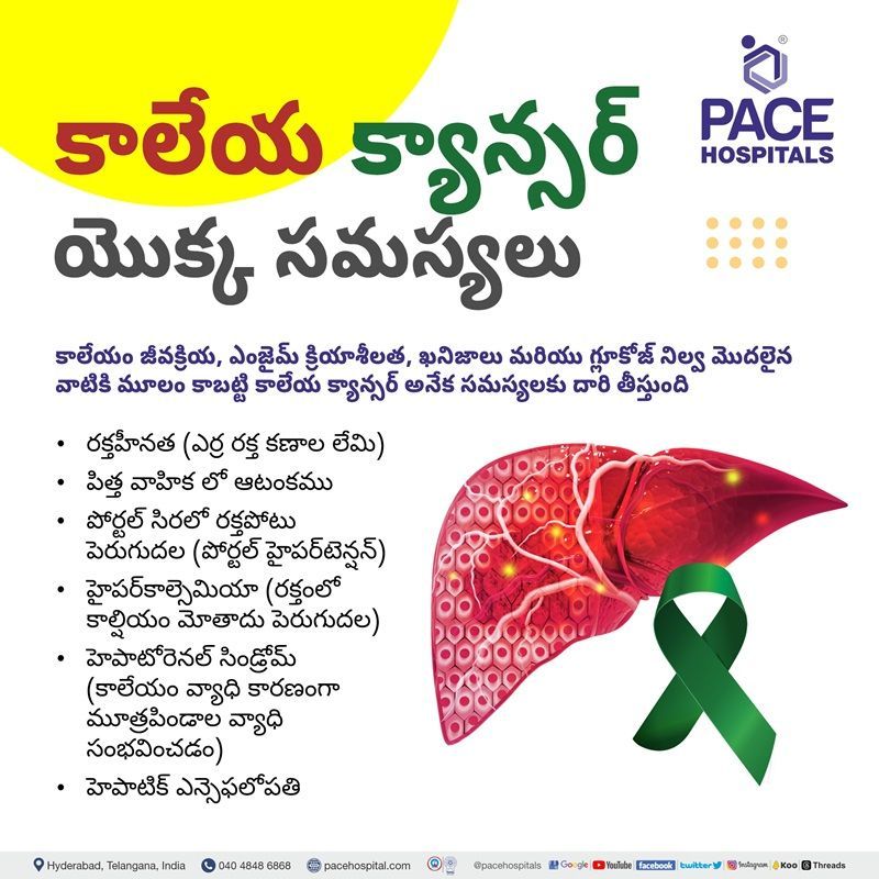 Liver cancer complications in telugu language | complications of liver cancer in telugu language | complications and pain with liver cancer