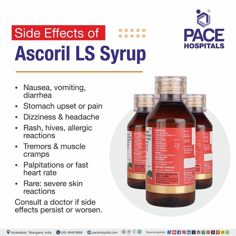 Ascoril LS syrup side effects side effects of ascoril ls syrup | ascoril ls cough syrup side effects | side effect of long term use of ascoril ls syrup