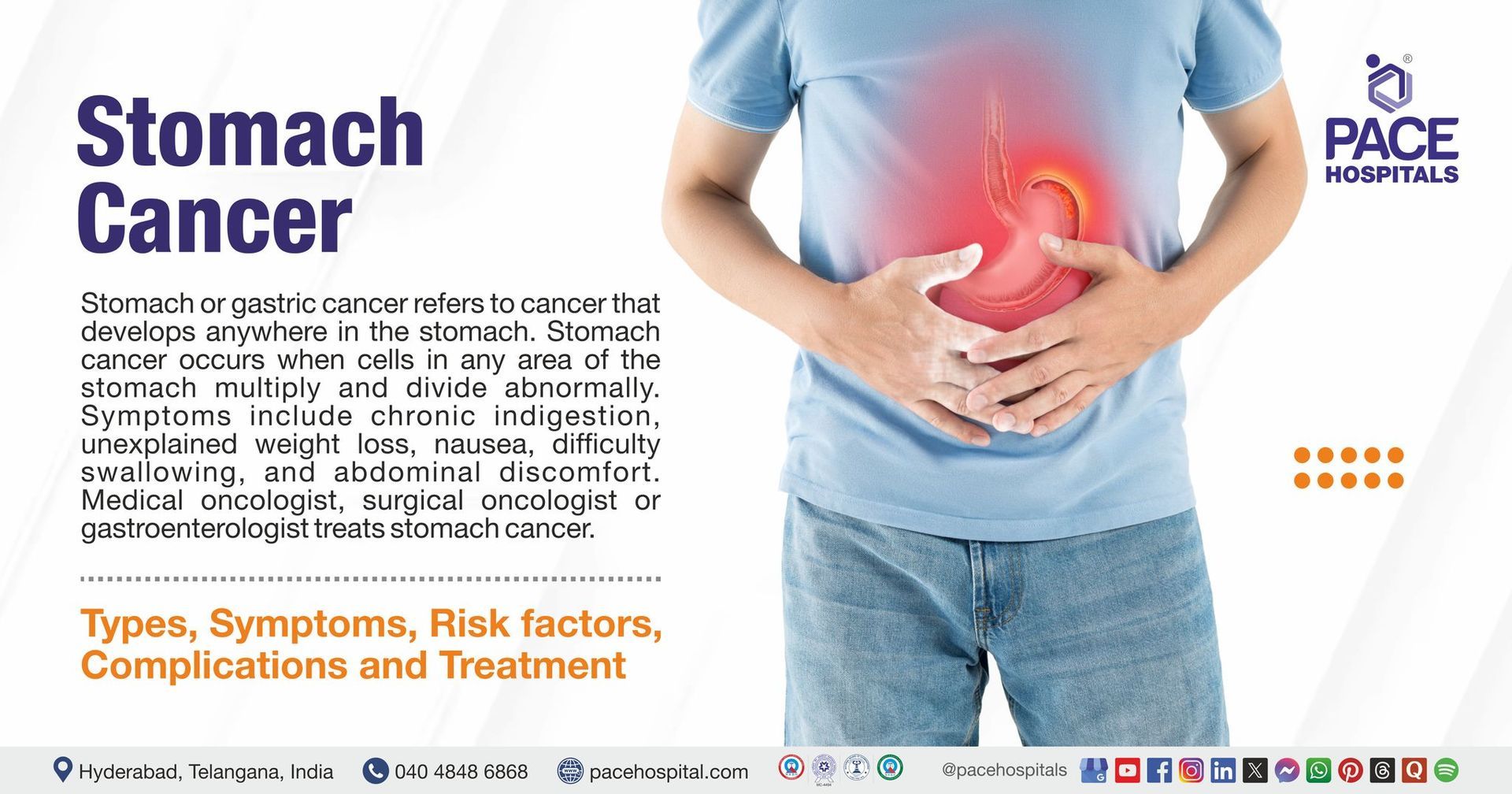 Stomach Cancer Symptoms & Causes | Stomach cancer treatment in India | Signs of Stomach cancer