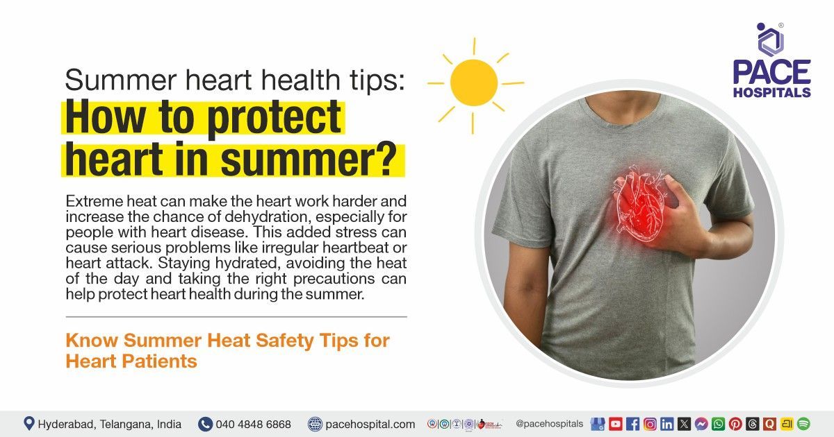 Summer heart health tips | Heart health in summer | Heart patient summer care