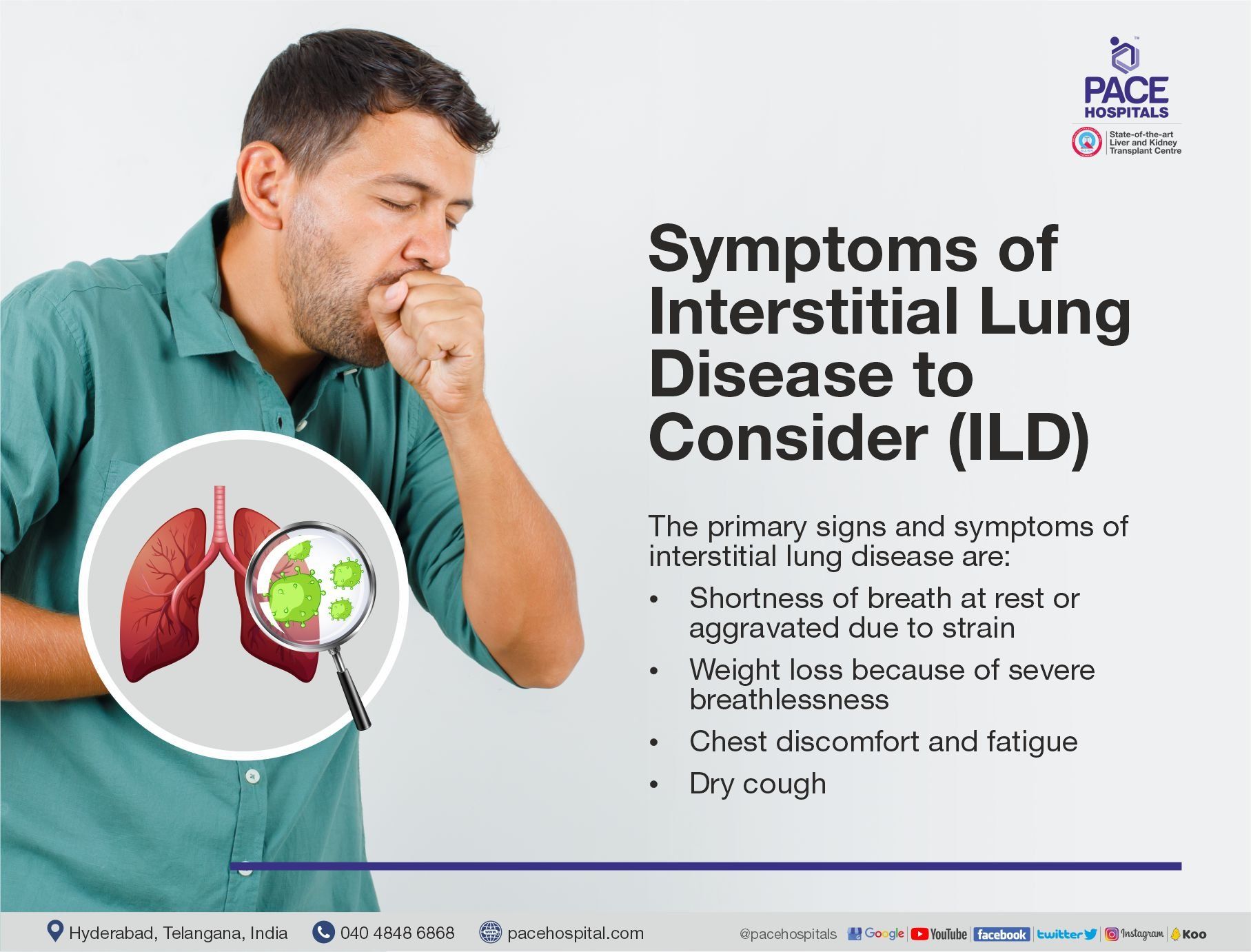 Symptoms of Interstitial Lung Disease (ILD) | Pace Hospitals