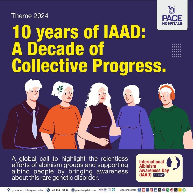 International Albinism Awareness Day (IAAD) 2024 theme | albinism meaning | what causes albinism | What is the theme of  International  Albinism  Awareness Day  2024 | Visual depicting the theme of International Albinism Awareness Day 2024 and an awareness message associated with Albinism