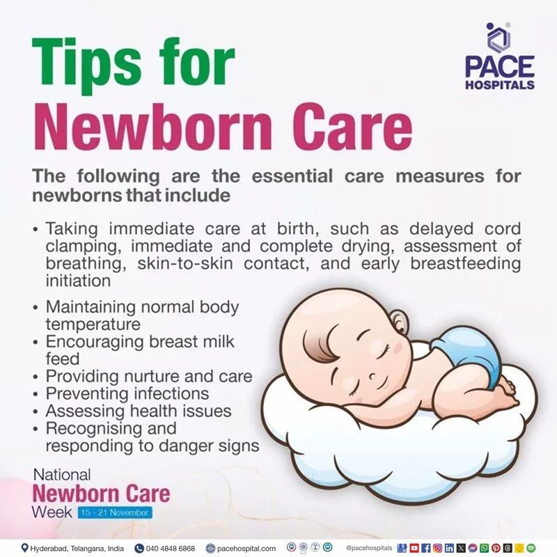 Tips for Newborn care - National Newborn Care Week | Newborn Care tips 