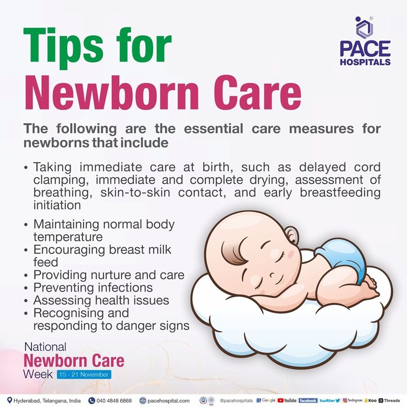 Tips for Newborn care - National Newborn Care Week