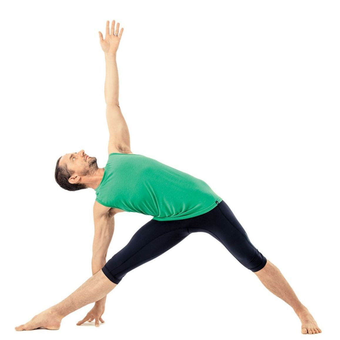 Triangle pose for IBS Patients