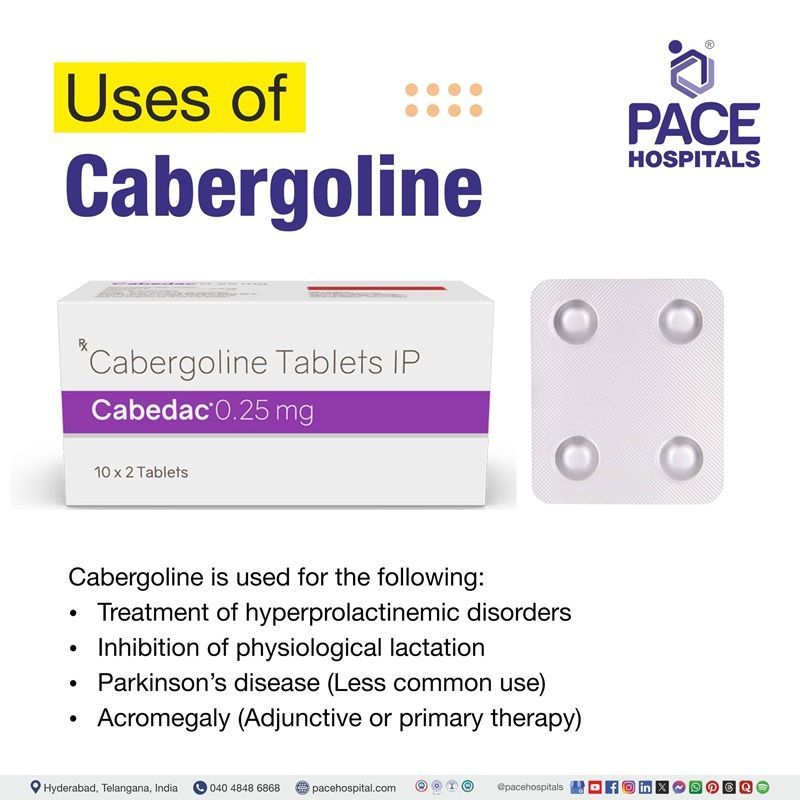 Uses of Cabergoline Tablet Cabergoline Tablet uses | uses of Cabergoline Tablet
