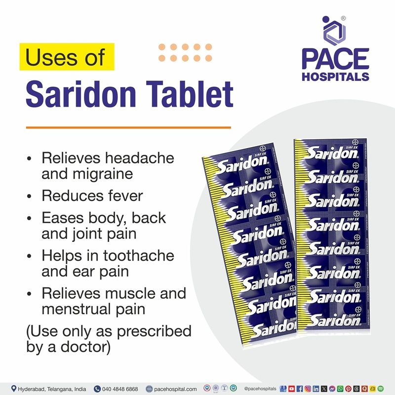 saridon tablet uses | saridon advance tablet uses | new saridon tablet used for | use of saridon tablet | saridon medicine use