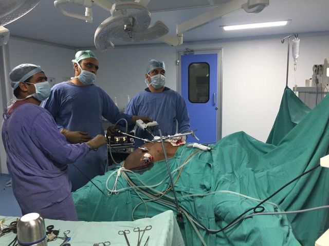 Successful bariatric sugery of a patient with 220kg in Hyderabad at PACE Hospitals