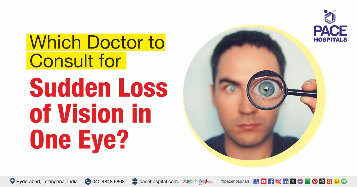 Which doctor to consult for sudden loss of vision in one eye | Sudden vision loss doctor