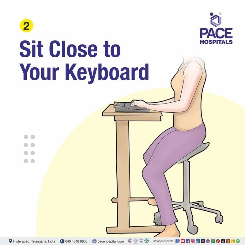 Correct sitting posture Healthy sitting ergonomics for better spine alignment