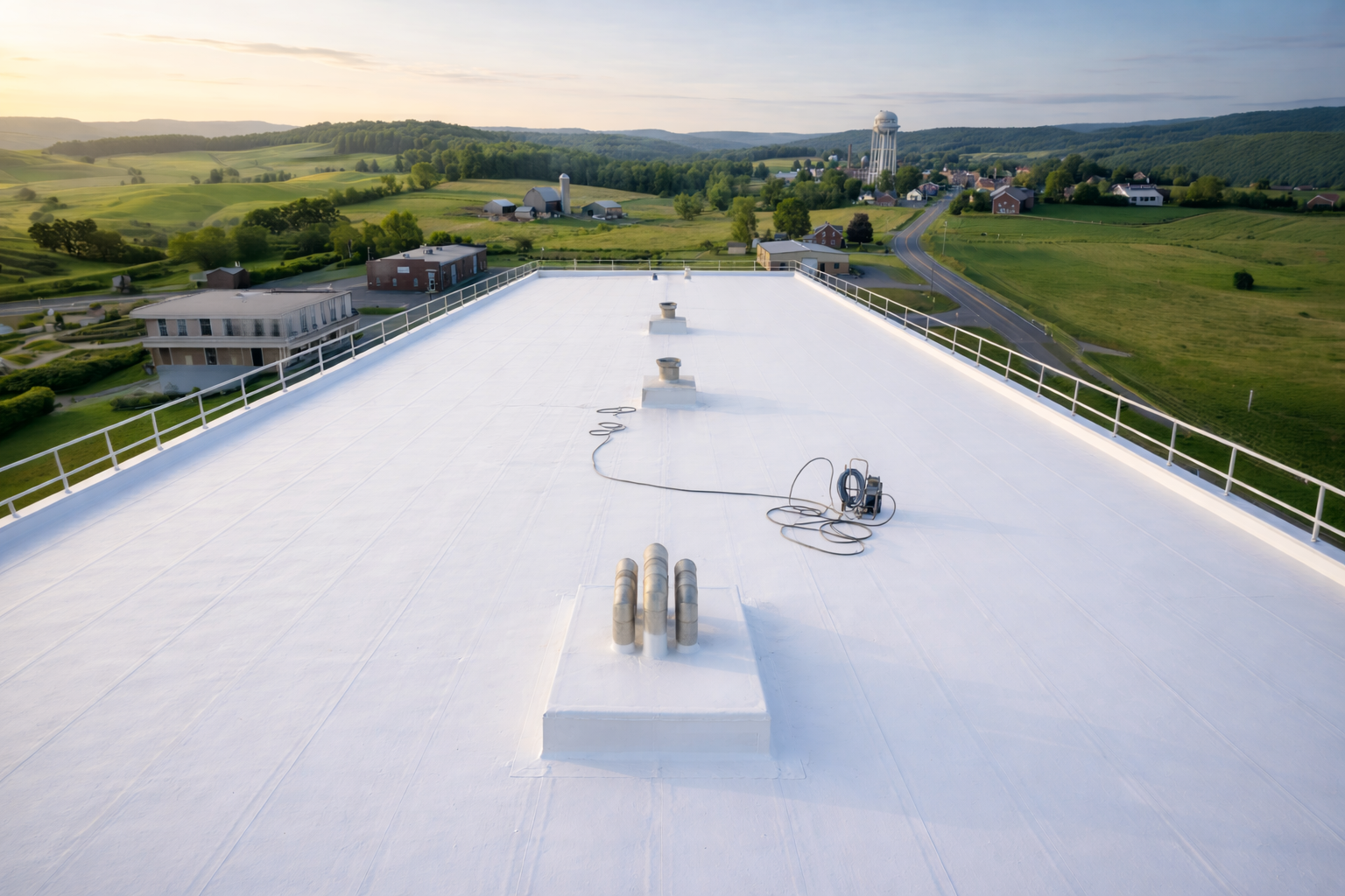 Membrane Roofing system in Spring Mills