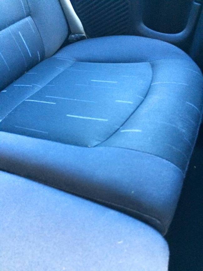 Left passenger back seat